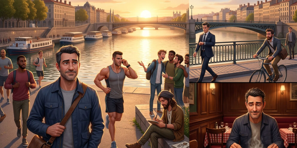 Lyon : la ville où tu mates des mecs sur les quais et où tu finis seul à manger des quenelles