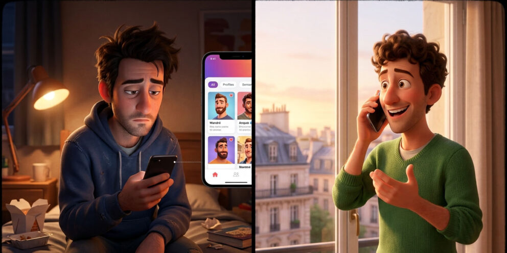 Tchat vocal vs applis gay :le match sans filtre