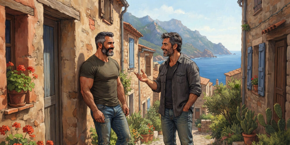 Rencontre gay en Corse : l&rsquo;île, la mer, et les mecs discrets