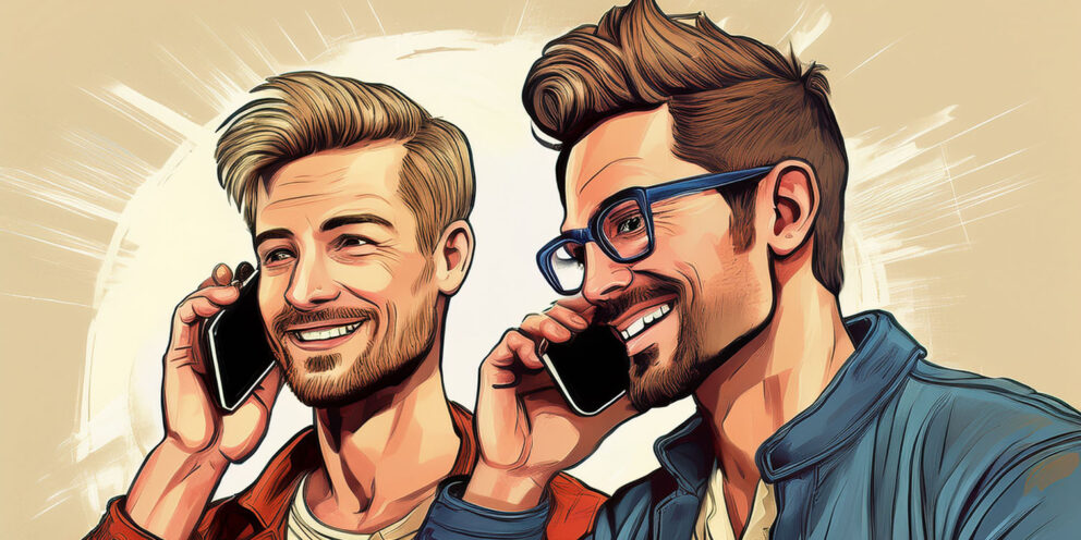Tchat gay par téléphone : créer une alchimie instantanée