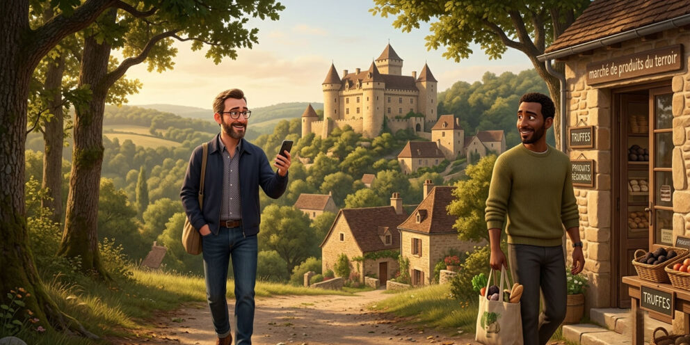 Rencontres gays dans le Périgord : entre châteaux, truffes et vallées secrètes