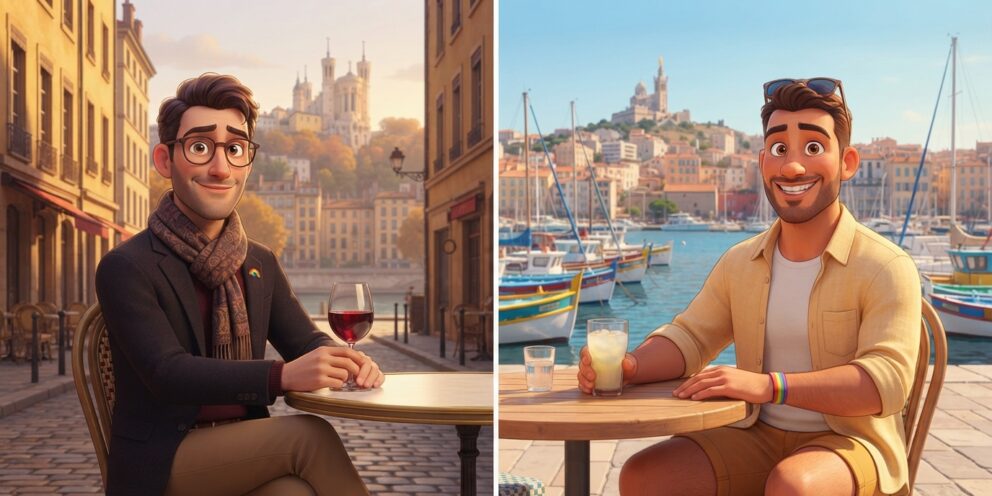 Lyon vs Marseille : quelle ville choisir quand on est gay et trentenaire ?