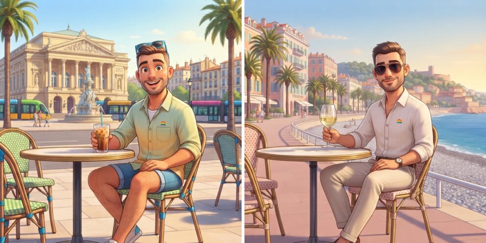 Montpellier vs Nice : quelle ville choisir quand on est gay et trentenaire ?