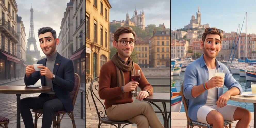 Paris vs Lyon vs Marseille : quelle ville choisir quand on est gay et trentenaire ?