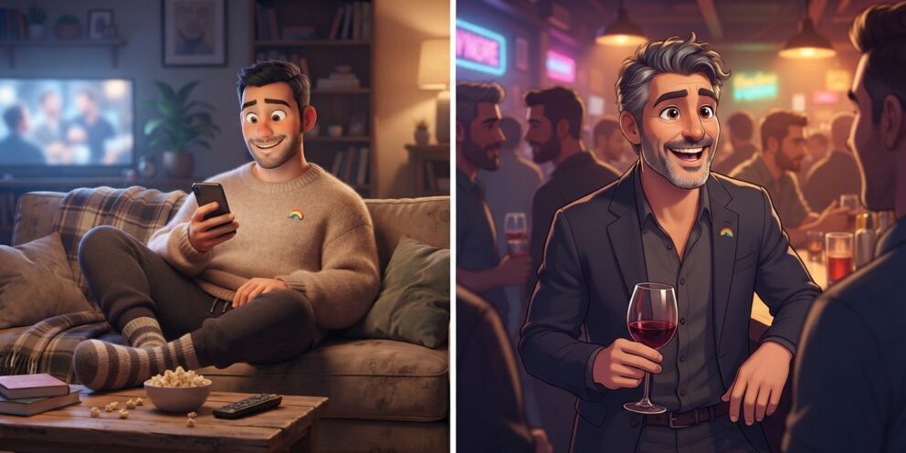 Le vendredi soir du gay célibataire : entre fête, flemme et solitude (et comment s&rsquo;en sortir)